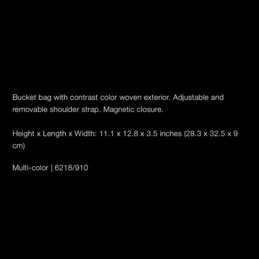 ZARA Woven bucket bag 6218/910 - Picture 14 of 14